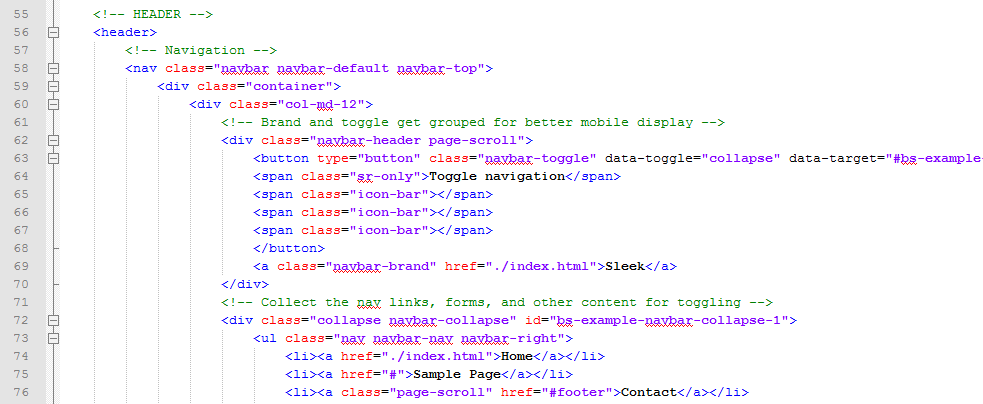 HTML Structure